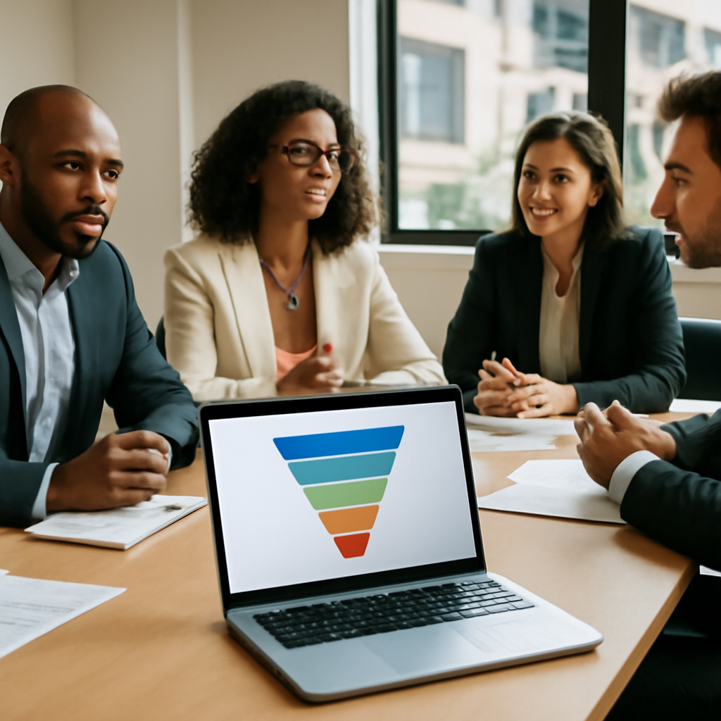 O abismo comercial entre o marketing que atrai e a equipe que vende